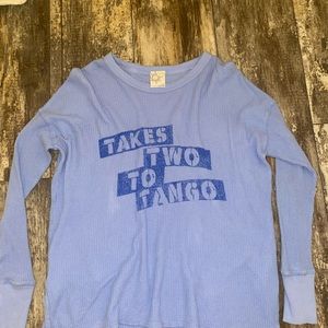 Size small long sleeve shirt! only worn once, smoke free home.